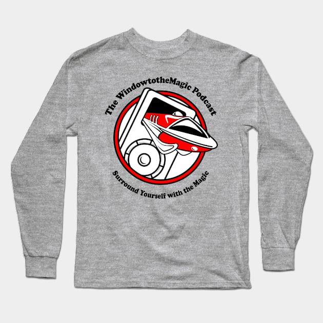 Classic WTTM Monorail Logo Long Sleeve T-Shirt by The Window to the Magic Podcast